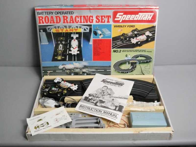 Vintage road racing set racebaan (niet getest)