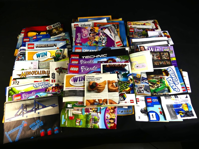LEGO-handleidingen en dozen