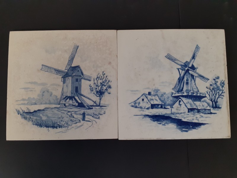 2 Boch Frères tegels