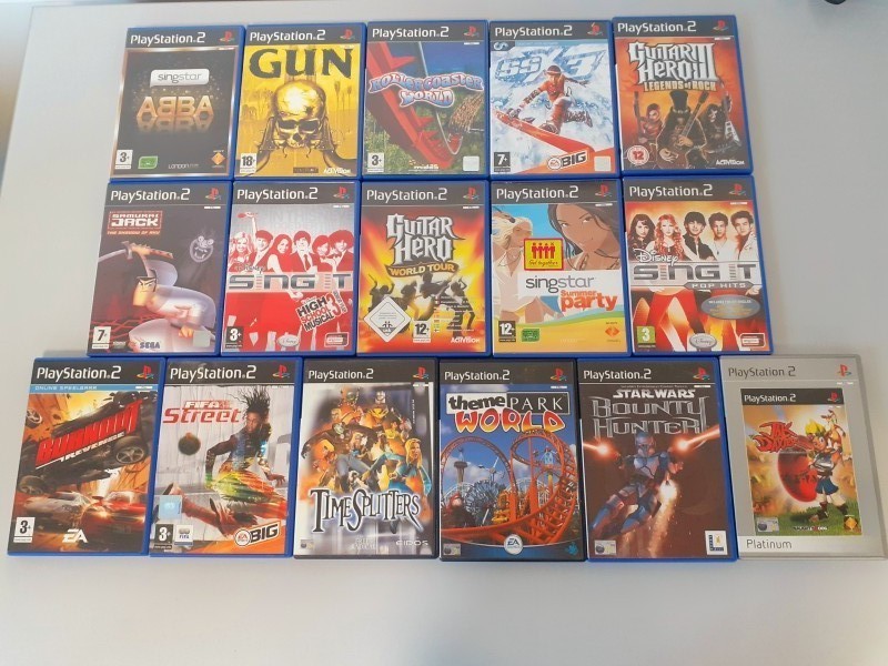 Lot Playstation 2 games