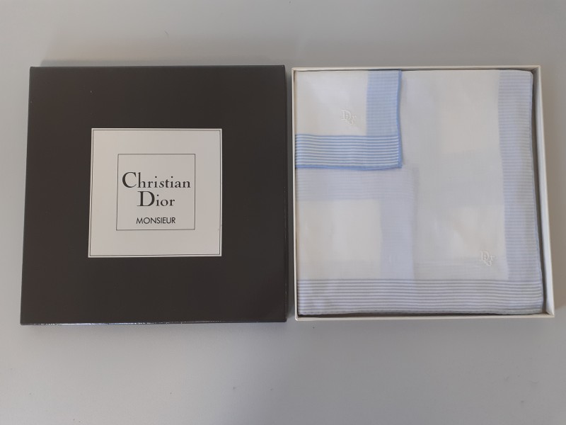 2 Christian Dior Monsieur zakdoeken