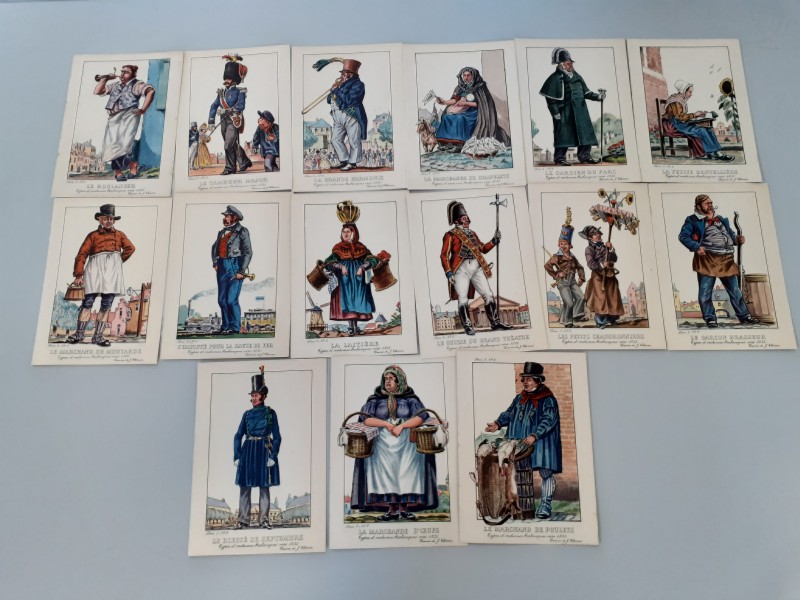 Verzameling oude postkaarten 1935