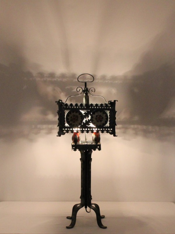 Vintage Smeedijzeren Lamp