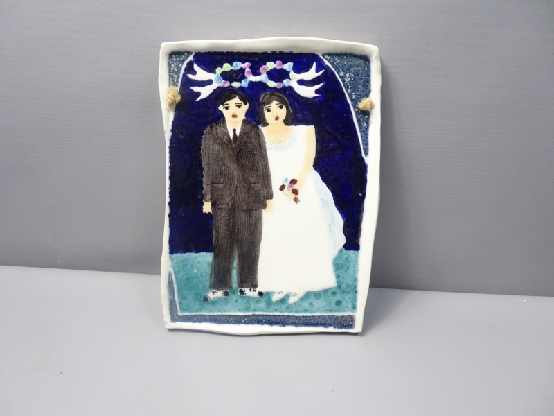 Wanddecoratie getrouwd koppel