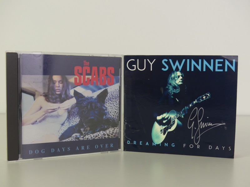 Twee Belgische rockparels: Guy Swinnen & The Scabs (CD's)