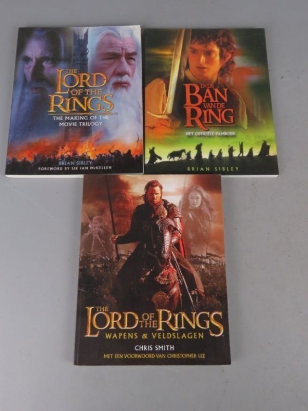 3 boeken over The Lord of the Rings-films