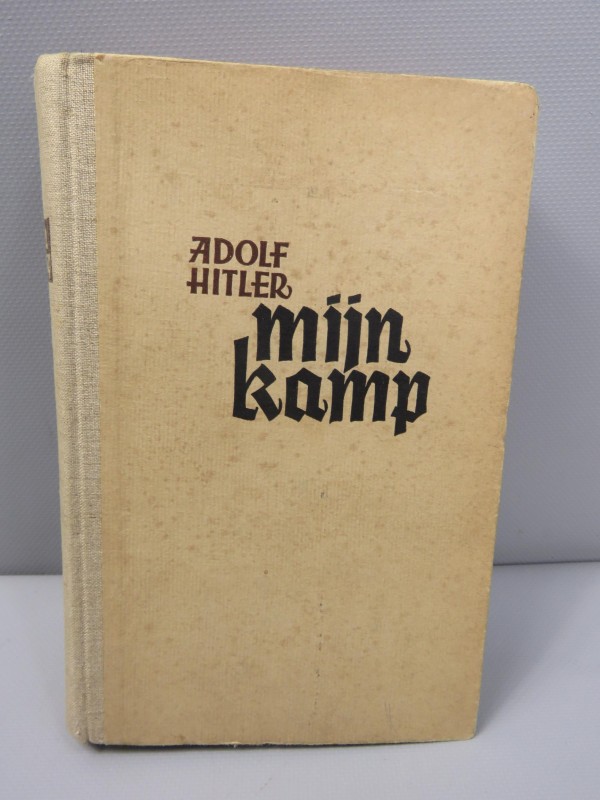 Antiek boek Mijn Kamp - Adolf Hitler - uit 1942 Belgische versie