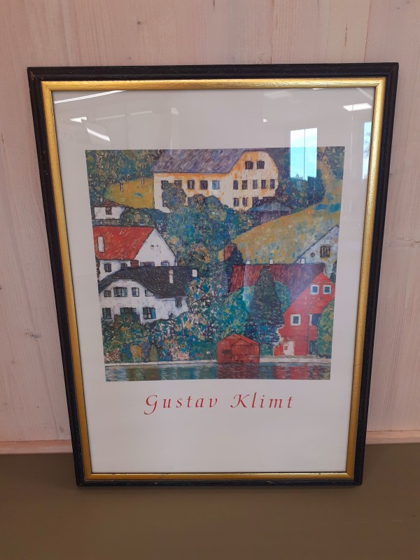 Ingekaderde print/poster Gustav Klimt