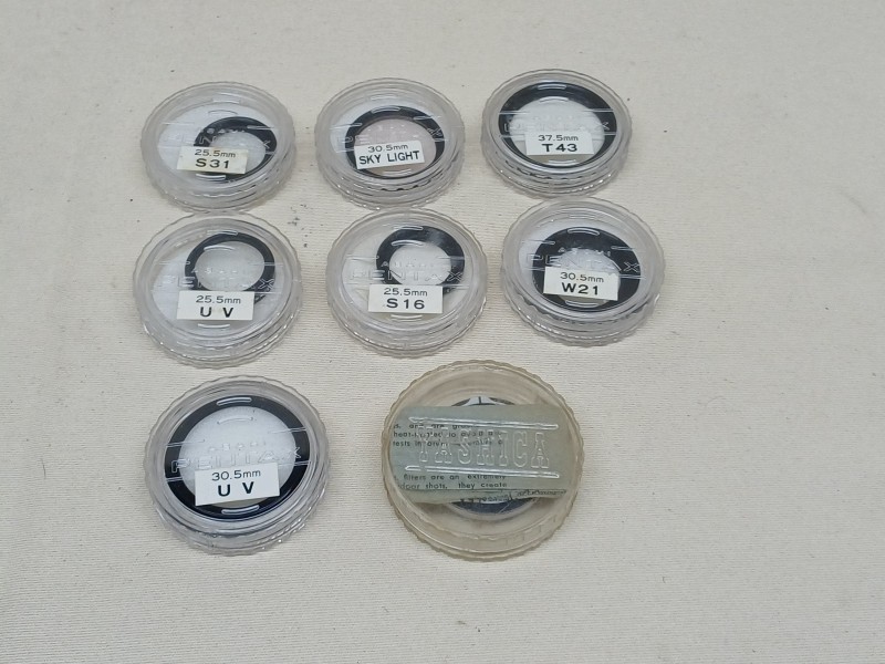 Set Camera lens filters