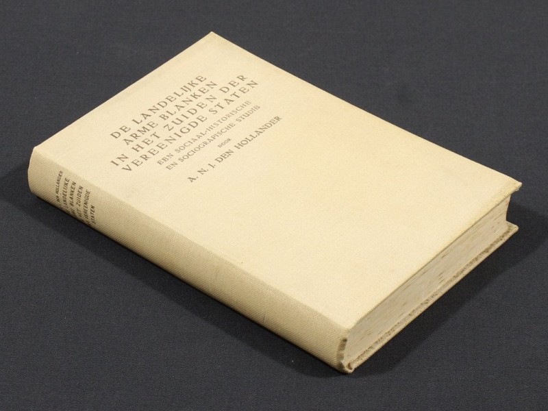 'De Landelijke Arme Blanken in het Zuiden der Vereenigde Staten' - A.N.J. den Hollander (1933)