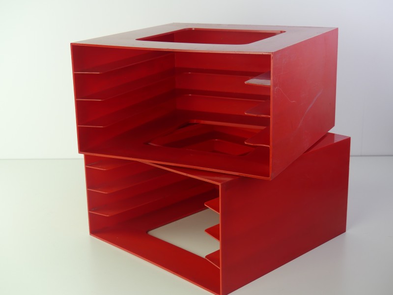 Twee Vintage Vinyl Racks – Wittner
