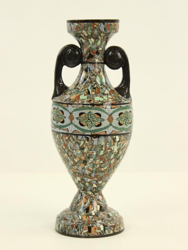 Kleurrijke vaas - Jean Gerbino (1876-1966) voor Vallauris