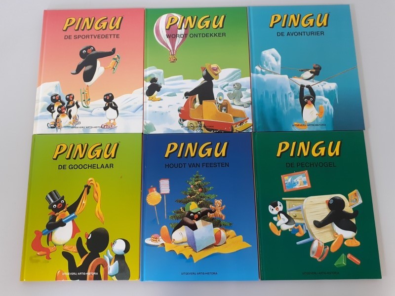 6 Pingu boeken