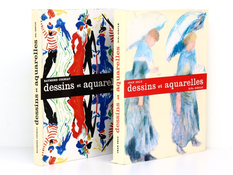 Twee kunsthistorische boeken "Dessins et Aquarelles"