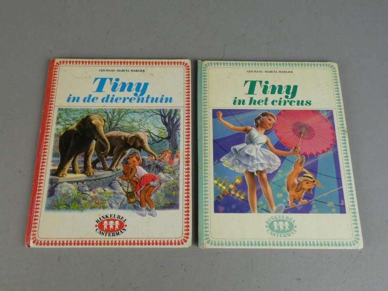 Twee Tiny-boeken: "Tiny in de dierentuin" en "Tiny in het circus"