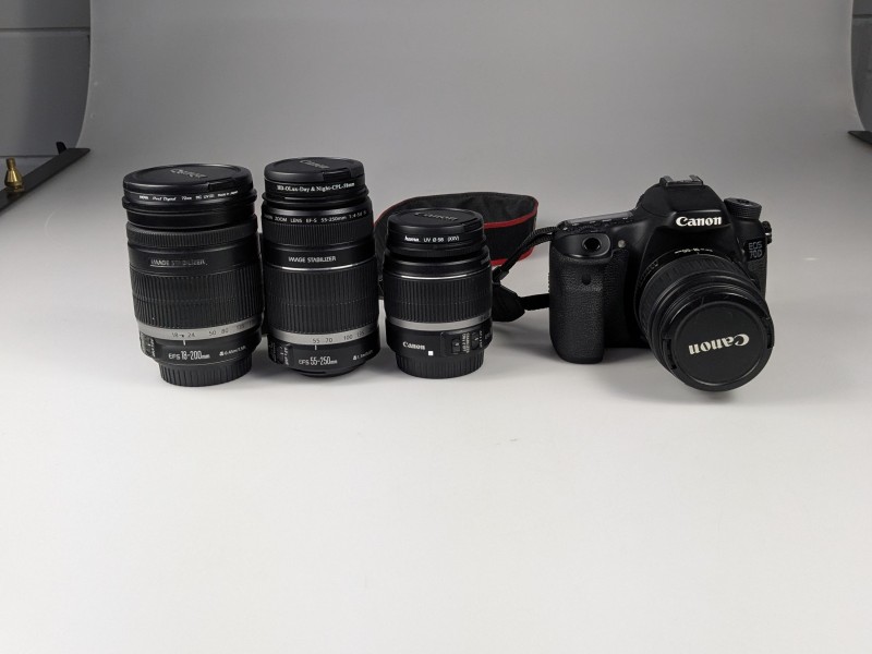Canon EOS 70D + 3 lenzen