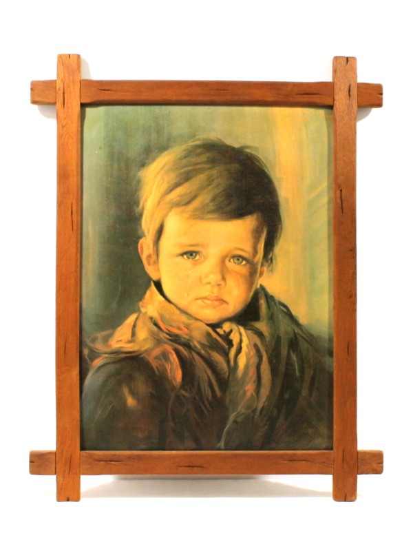Schilderij 'The Crying Boy' - Bragolin