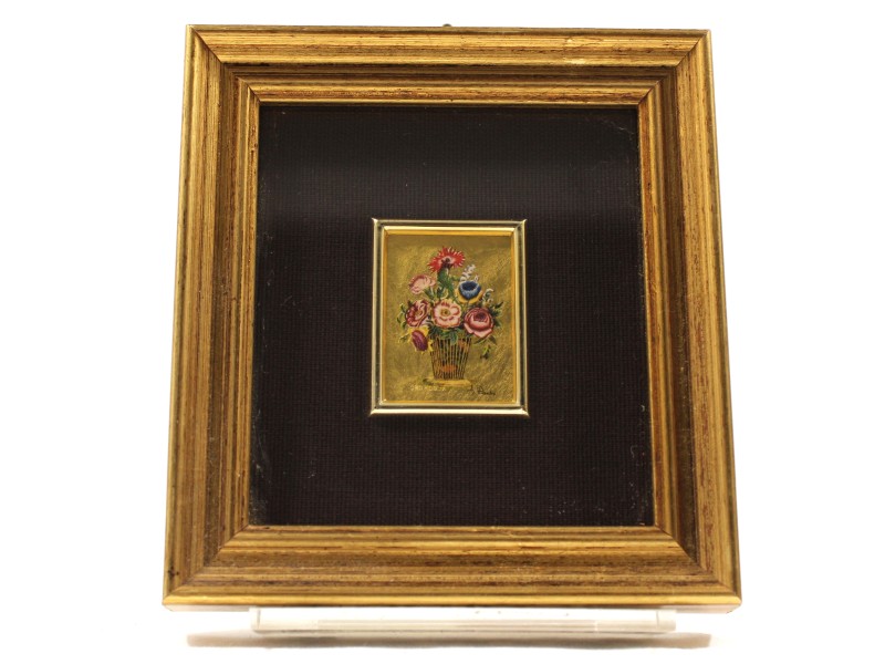 Bladgoud Miniatuurschilderij [Antonio Bianchi]