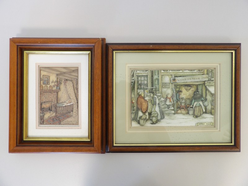 2 3D-werken Anton Pieck