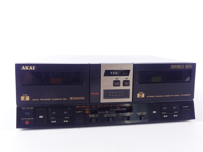 AKAI Dubbel Cassettedeck Model HX-M515W