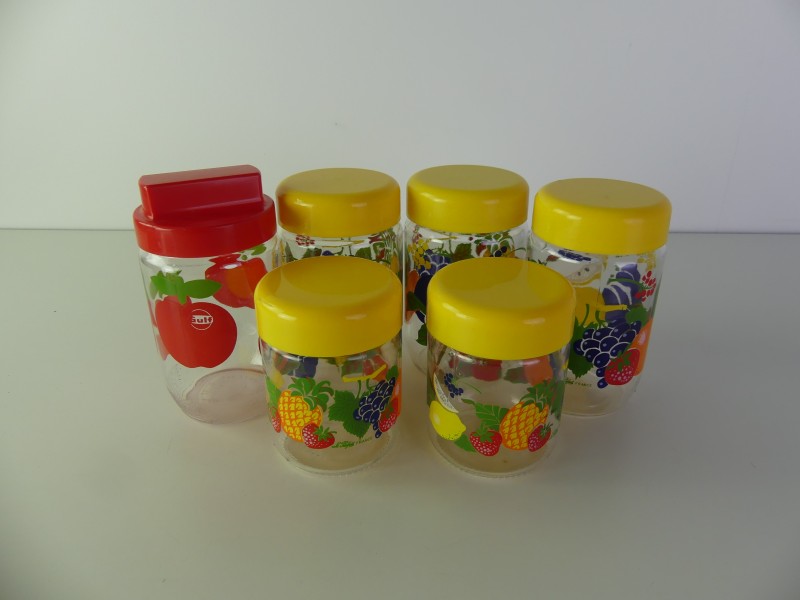6x voorraad potten Le Parfait france & Gulf