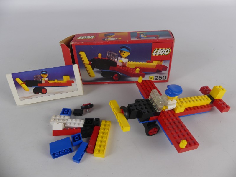 Vintage LEGO Set 250 – Vliegtuig