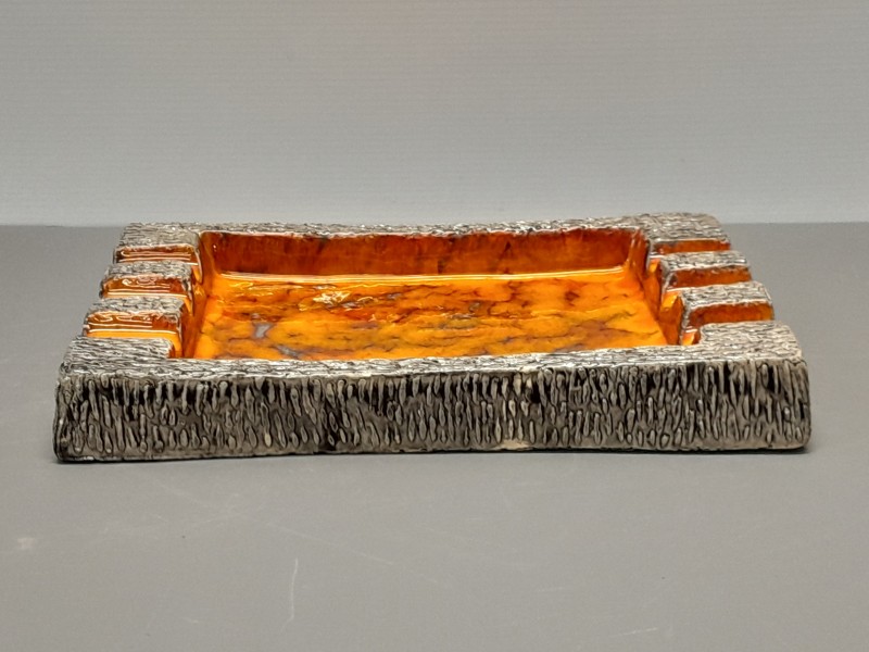 Vintage Fat Lava keramiek asbak - Jan van Erp