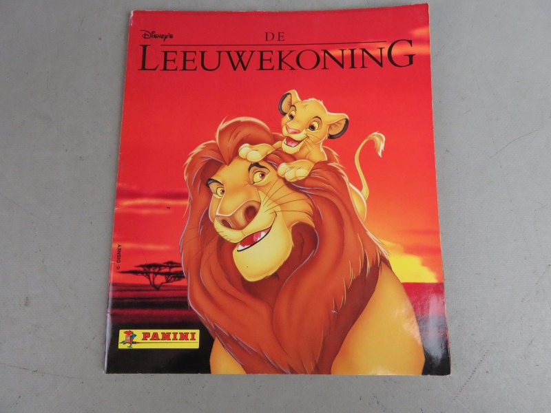 Stickerboek de leeuwen koning