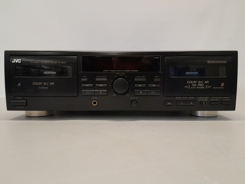 JVC TD-W206 dubbel cassettedeck