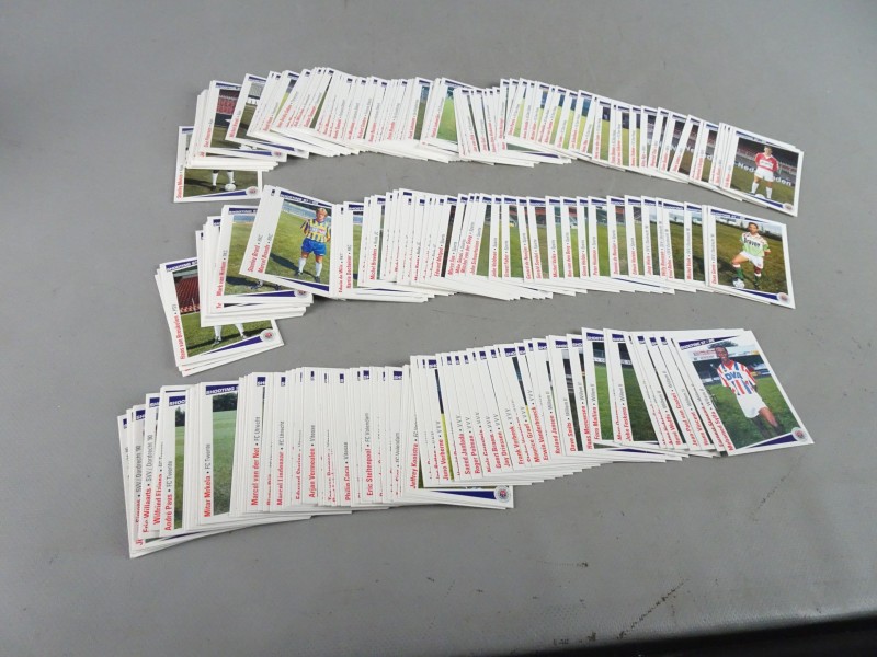 Complete verzameling Shooting Stars voetbalkaartjes