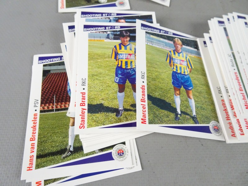 Complete verzameling Shooting Stars voetbalkaartjes