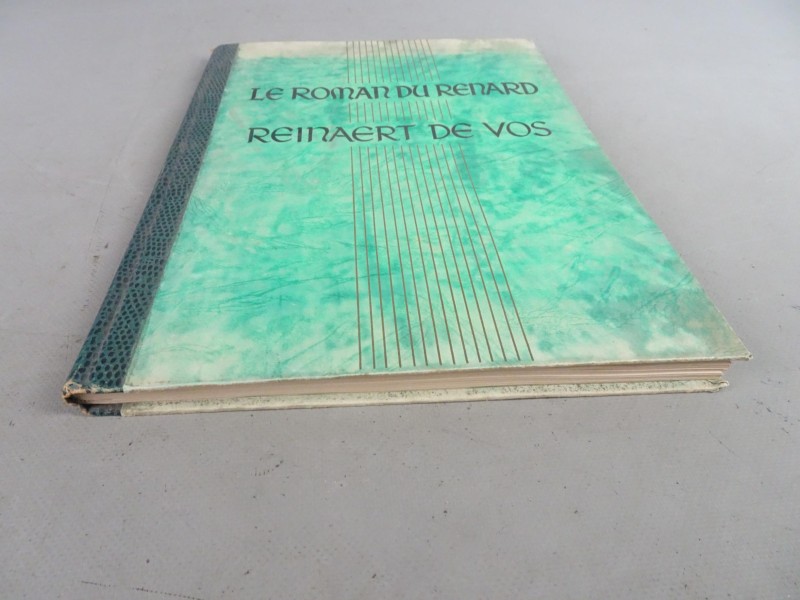 Vintage boek "Le Roman du Renard - Reinaert De Vos"