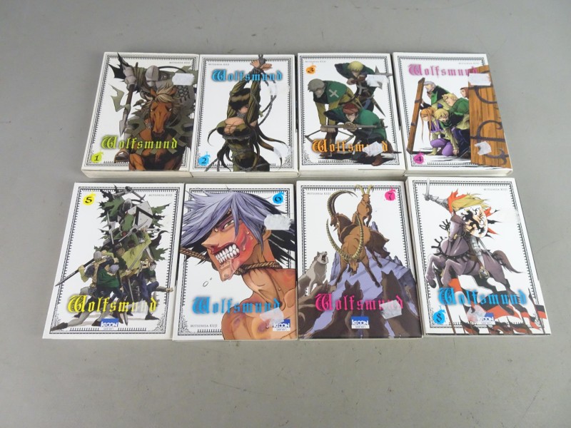 Manga collectie Wolfsmund 8 delig (Franstalig)
