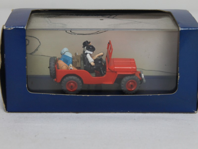 Diecast 'Tintin en voiture': De jeep uit Kuifje en het zwarte goud (Art. 2609)