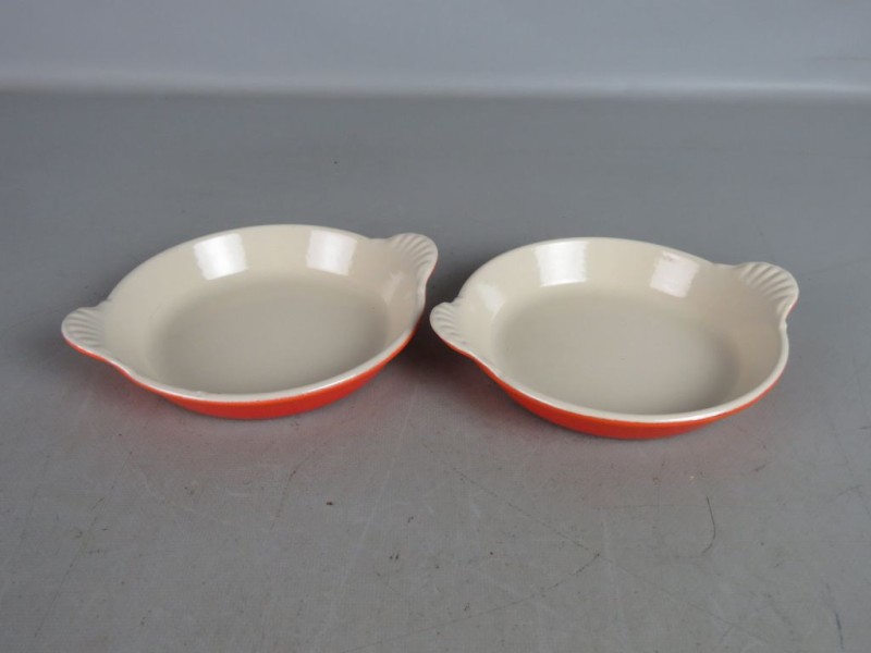 2 ovenschaaltjes Le Creuset