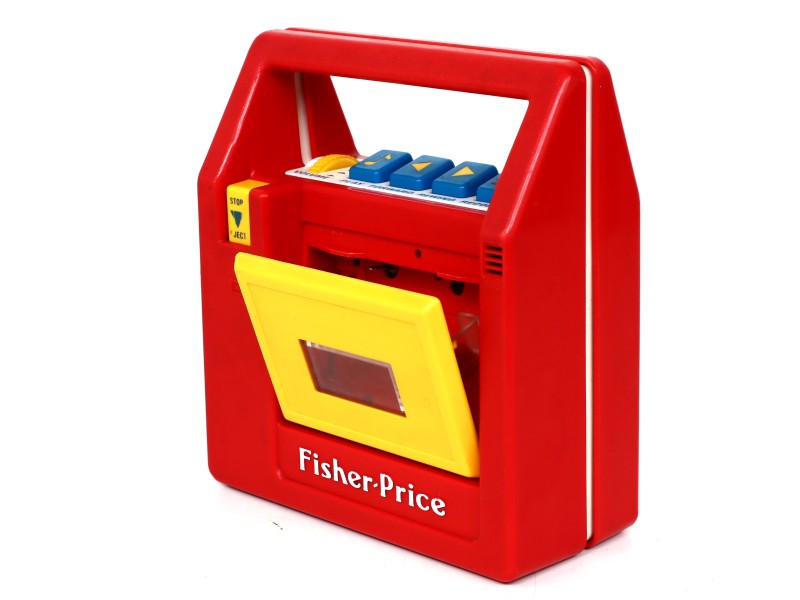 Vintage 'Fisher-Price' cassetterecorder for kids