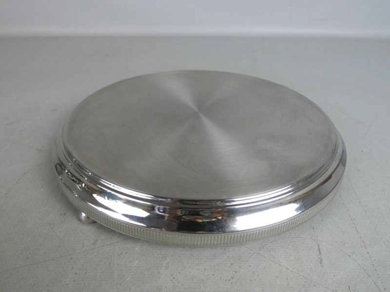 plat rond en inox l étang Rémy bon état occation belle plat rond en inox l étang Rémy bon état occation belle