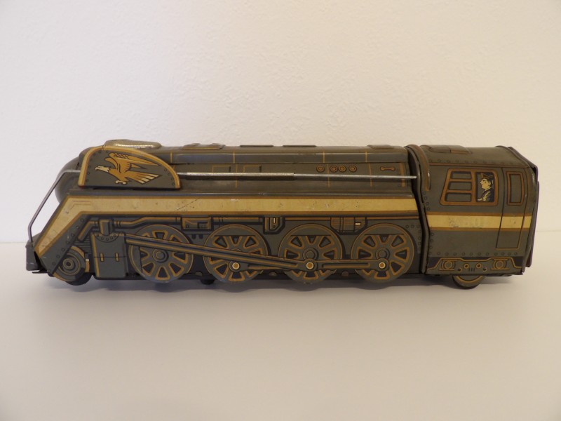 Vintage blikken treinlocomotief - Masudaya Modern Toys Japan