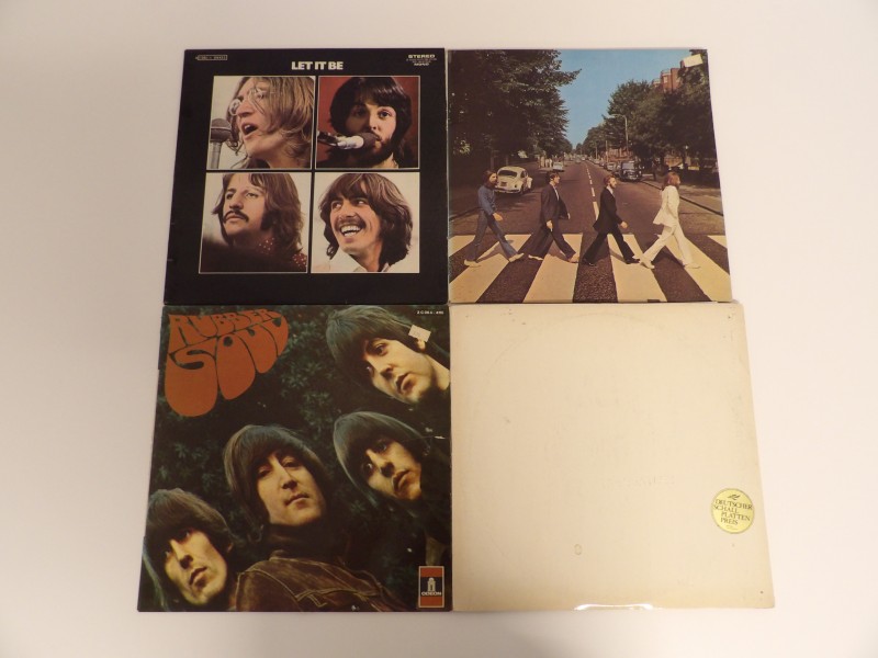 4 LP's The Beatles