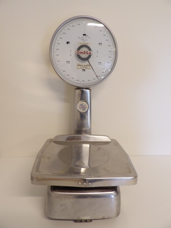 Vintage slagerij weegschaal - Omega (ter reparatie/decoratie)