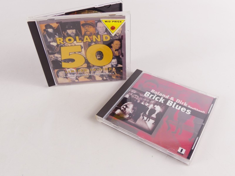 CD's - Roland& Dirk Roofthooft / Brick Blues en Roland – 50 - Limited Edition