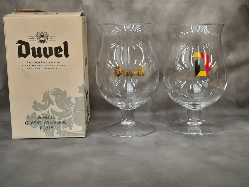 Budweiser bierglazen 6 x 0,5 l designkan