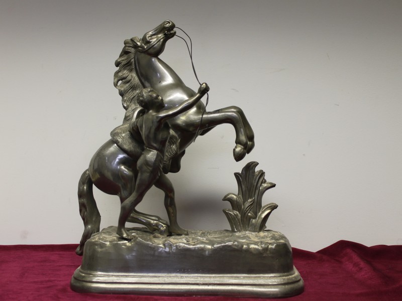 Metalen replica van 'de paarden van Marly' (Art. 2902)
