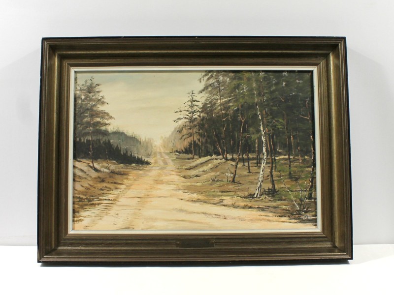 Vintage Landschapsschilderij ‒ Rik Luyten (1978)