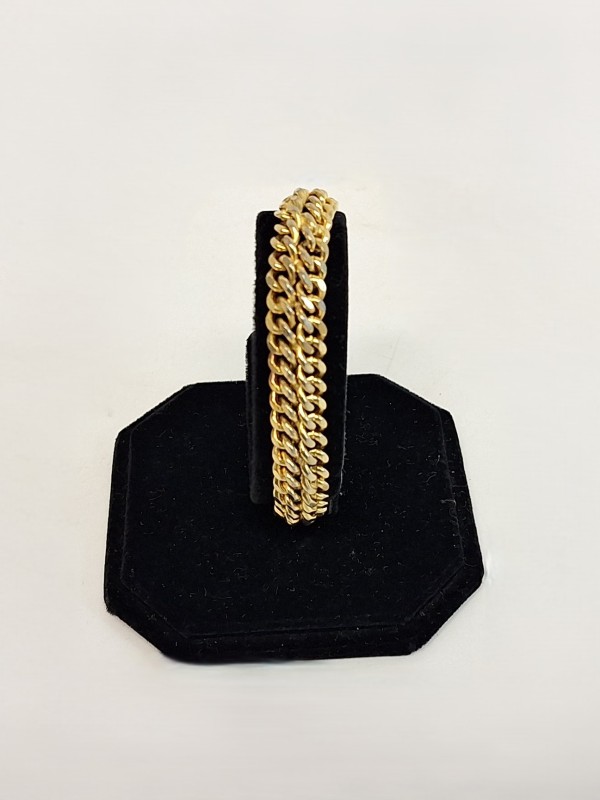 Goudkleurige schakelarmband