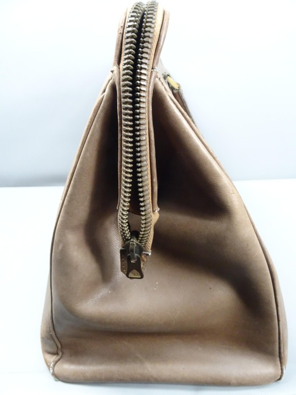 Lichtbruine lederen dokterstas