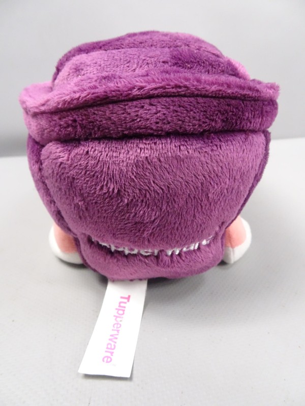 Paarse Tupperware knuffel