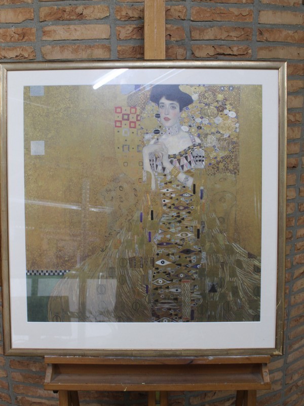 Reproductie van Gustaf Klimt's 'Portret van Adele Bloch-Bauer I' (Art. 2923)