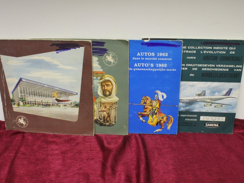 Set van 4 verzamelalbums 'Chocolade Jacques' (Art. 2948)