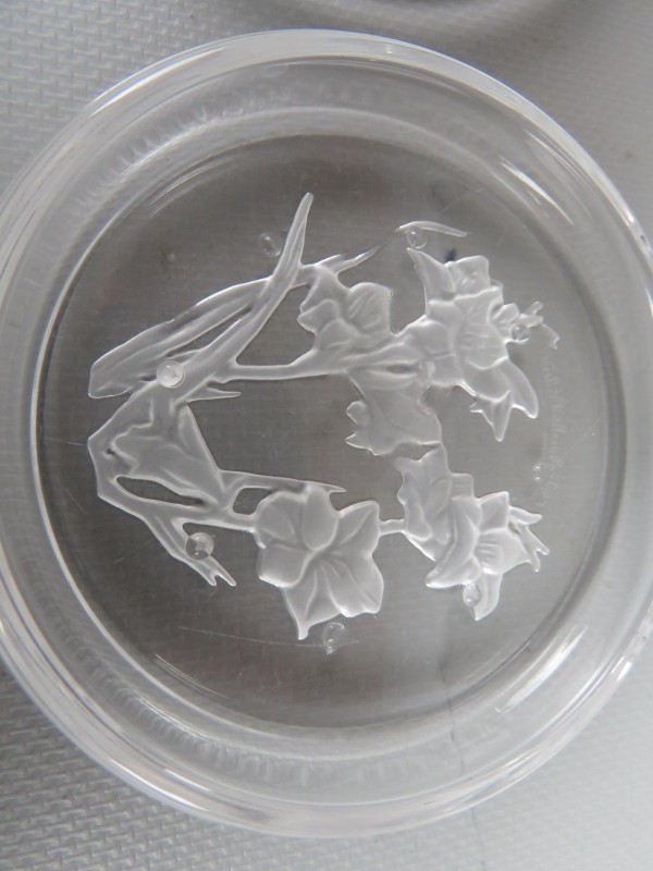 4 Val Saint Lambert onderleggers